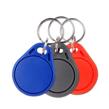 500 шт Красочный F08 ABS RFID 13,56 МГц брелок с сигнализацией