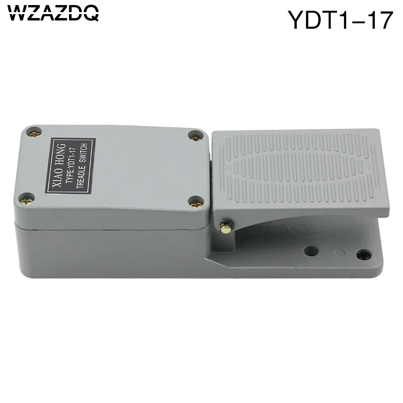

WZAZDQ Foot switch YDT1-17 foot switch with KH 9011 core, aluminum shell