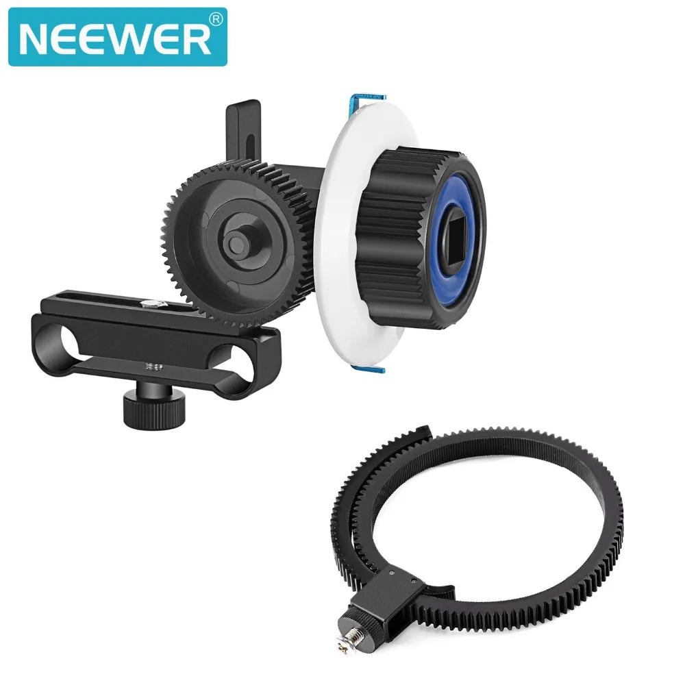 Neewer Follow Focus с зубчатым ремнем для Canon/Nikon/Sony/других DSLR видеокамер DV видео подходит