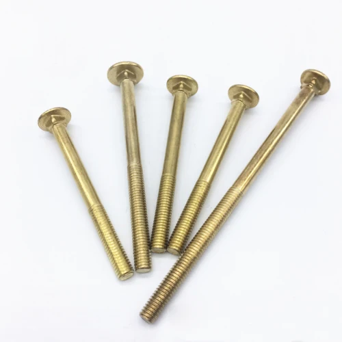 M5 M6 (20 90mm Length) brass plating carriage screws shelf easel round