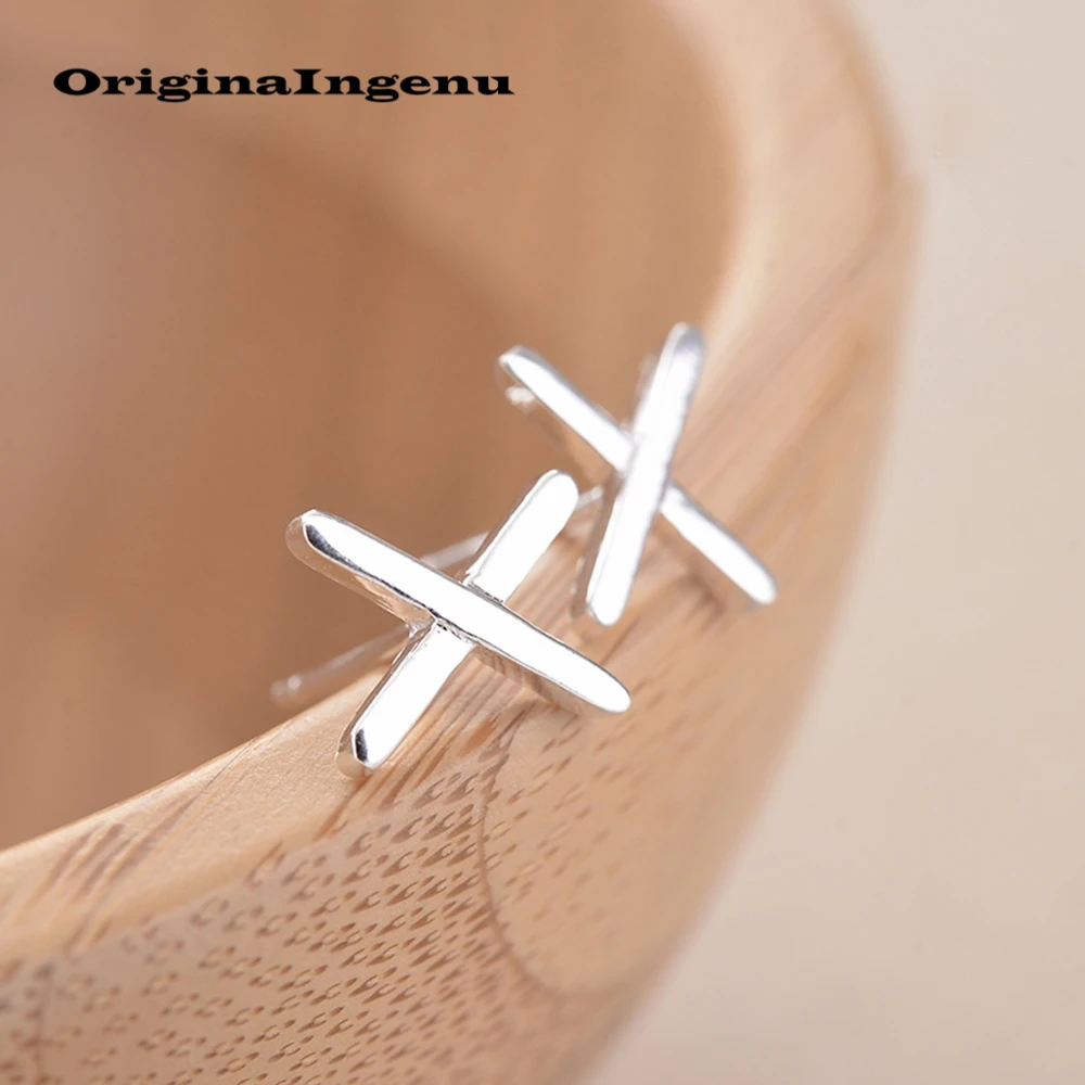 925 серебряные серьги винтажные буквы х Ювелирные изделия Подвески минимализм Шарм подарок маме на день рождения Brincos Oorbellen серьги для женщин