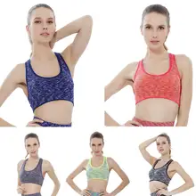 Женский ударопрочный спортивный жилет бюстгальтер дышащий тренажерный зал фитнес стрейчевое нижнее белье