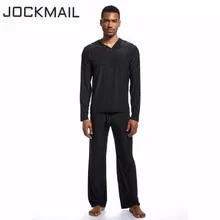 JOCKMAIL Brand Men sport suit yoga set Vertical smooth ice Comfortable breathable Running fitness gym gay men sportswear