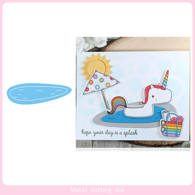 

swimming pool Metal Cutting Dies for DIY Scrapbooking Photo Album Decorative Embossing Paper Card Crafts Die Cut 2019
