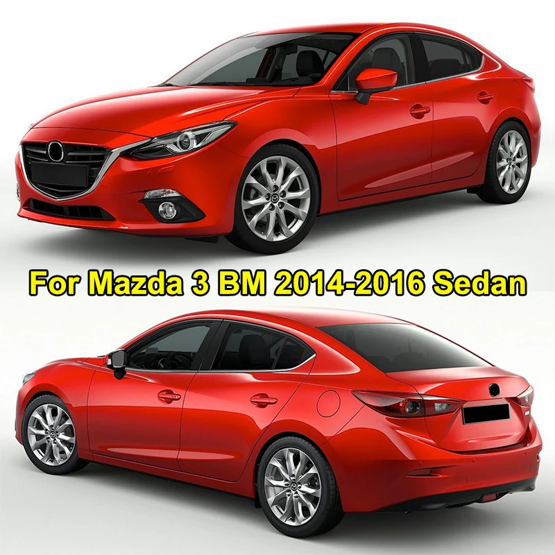 Для Mazda 3 Axela BM 2014 2015 2016 седан хромированный противотуманный светильник лампа