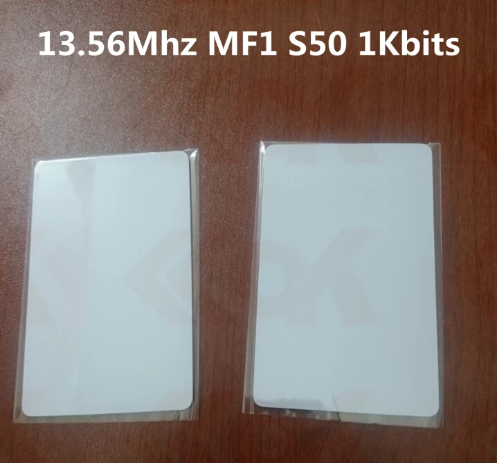 1000 шт. 13,56 МГц для струйной печати 1 K памяти S50 чип-карта