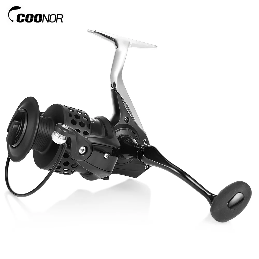 

COONOR 11 + 1BB Spinning Fishing Reel with Foldable CNC Handle Metal Foot Base Fishing Wheel Reel Coil Seawater Freshwater