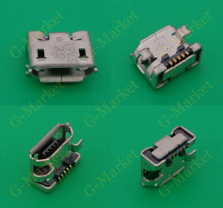 100 Pz/Lotto Per Nokia N85 N86 N95 E66 C5-C2 E603 E610 E52 Micro Usb Charging Port Presa Usb, Micro Usb Connector, Presa Usb