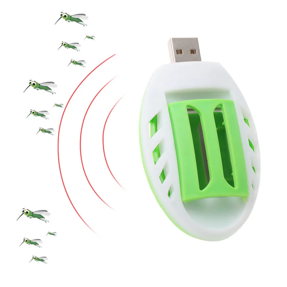 

Electric USB Anti Mosquito Repellent Heater With 6pcs Repellent Tablets Car-mounted Silent Zapper Non Radiative For Home Or Trav