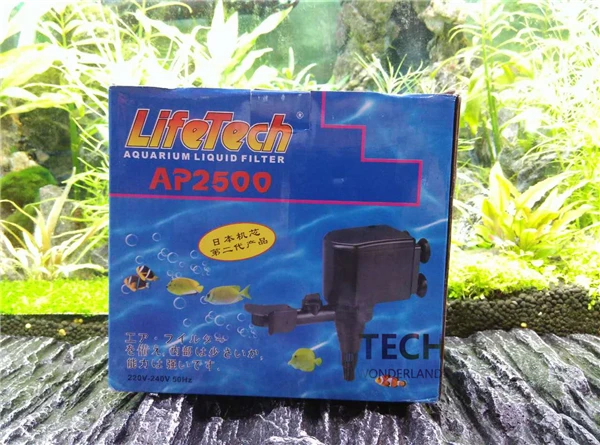 JEBO LIFETECH аквариумный жидкий фильтр три в одном погружной насос AP2500 AP 2500 2000L водяной