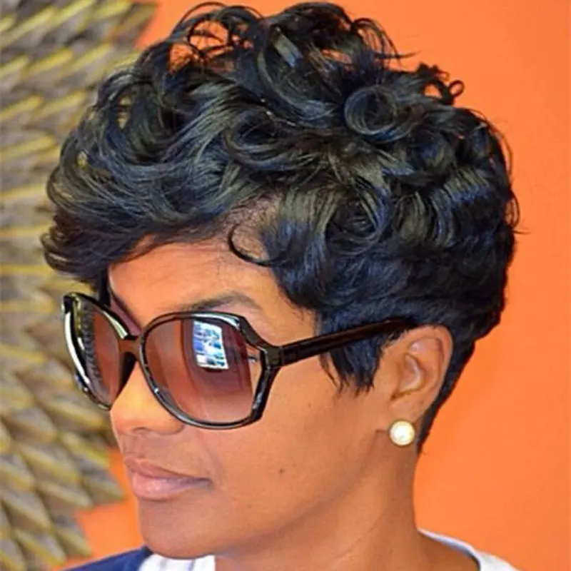 Short Curly Wigs For Black Women Natural Women s Wig High Quality  Short Curly Wigs For Black Women Natural Women s Wig High Quality