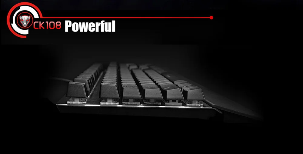 Motospeed CK108 USB Проводная игровая клавиатура с 18 режимом подсветки для рабочего стола распродажа отправка с коробкой