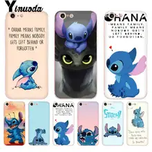 Yinuoda для iPhone 7 6 X Чехол Lilo Stitch Coque чехол для телефона для iPhone 8 7 6 6S Plus X 5 5S SE XR XS XSMAX