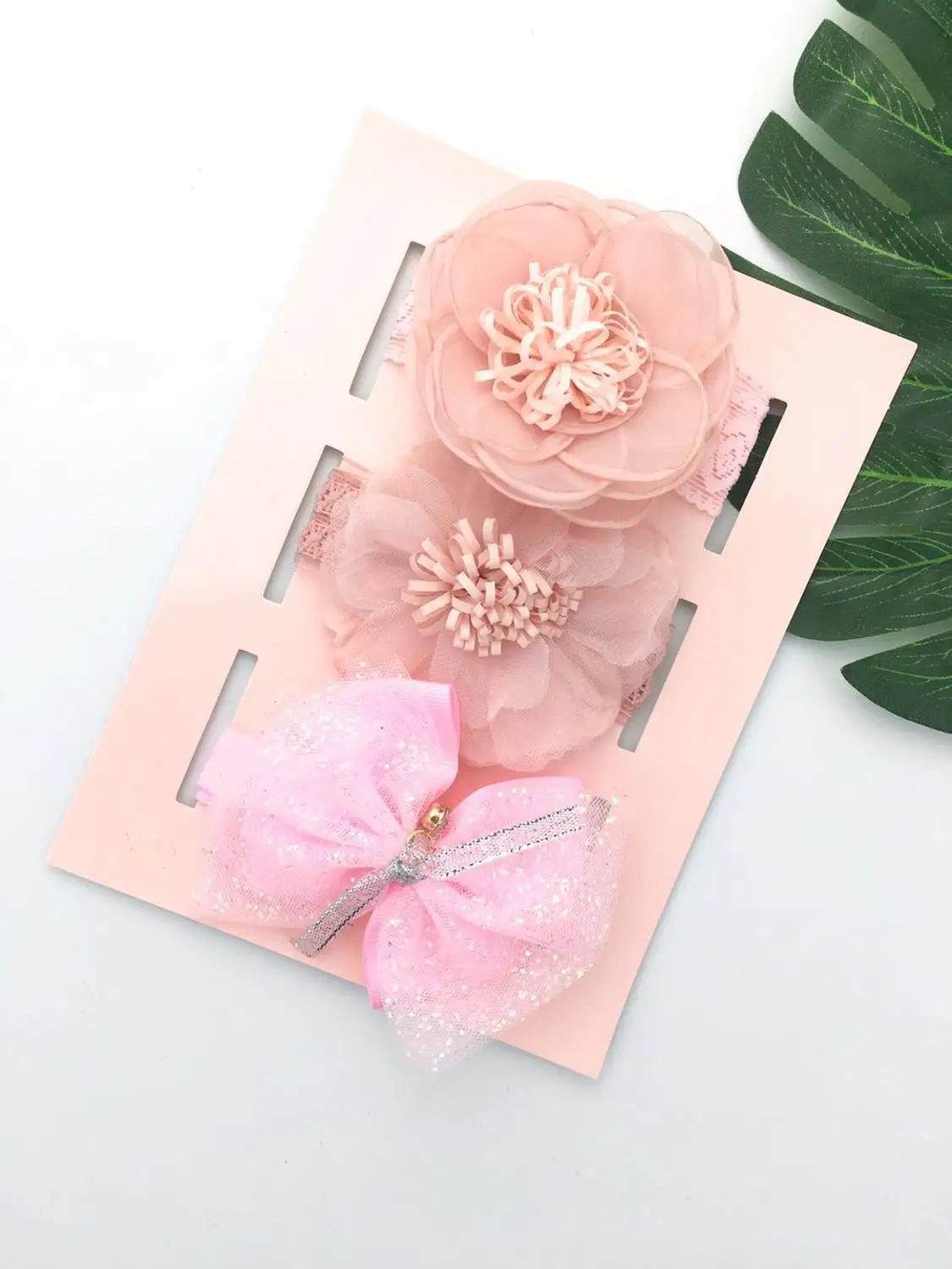 baby accessories basket 3pcs/lot baby girl headband elastic headwear floral bowknot hair accessories for baby girl birthday party baby accessories doll	 Baby Accessories