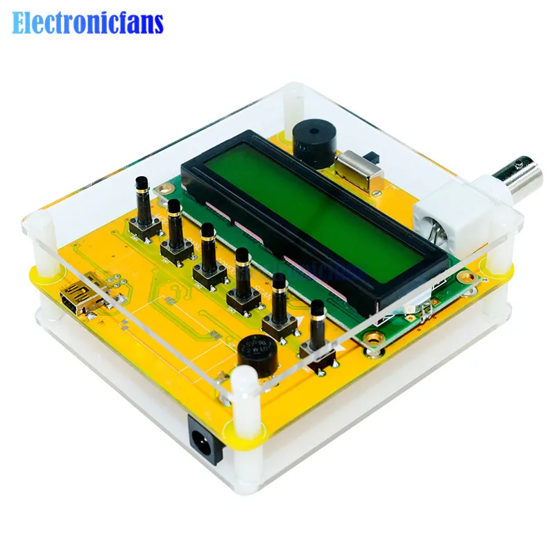 

High Precision! MR100 Shortwave Antenna Analyzer Meter Tester 1-60M For Ham Radio DC 12V Q9 Head With Acrylic Protective Case