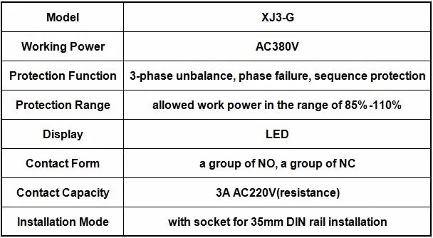 CHINT реле защиты двигателя XJ3-G защиты последовательной фазы и реле неисправности XJ3-G AC380V