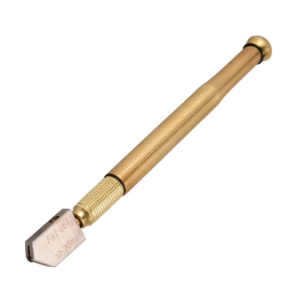 Pro Schwere Fliesen Diamant Minerals Diamant Glas Öl Feed Cutter Metall Griff Stahl Klinge Schneidwerkzeuge HT285