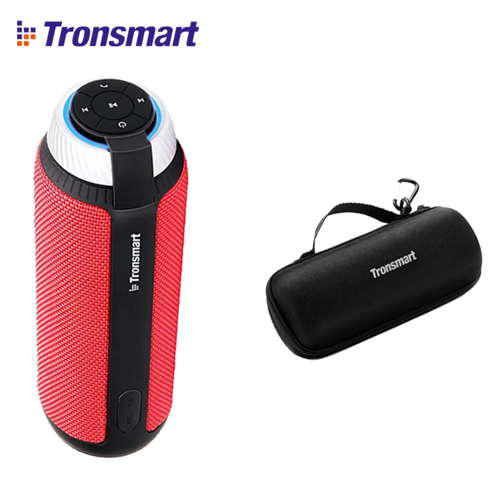 Tronsmart Element T6 беспроводной Саундбар аудио приемник мини динамик s USB AUX для музыки MP3 плеер BT 4,1 портативный динамик - Цвет: RedSpeakerAddCase