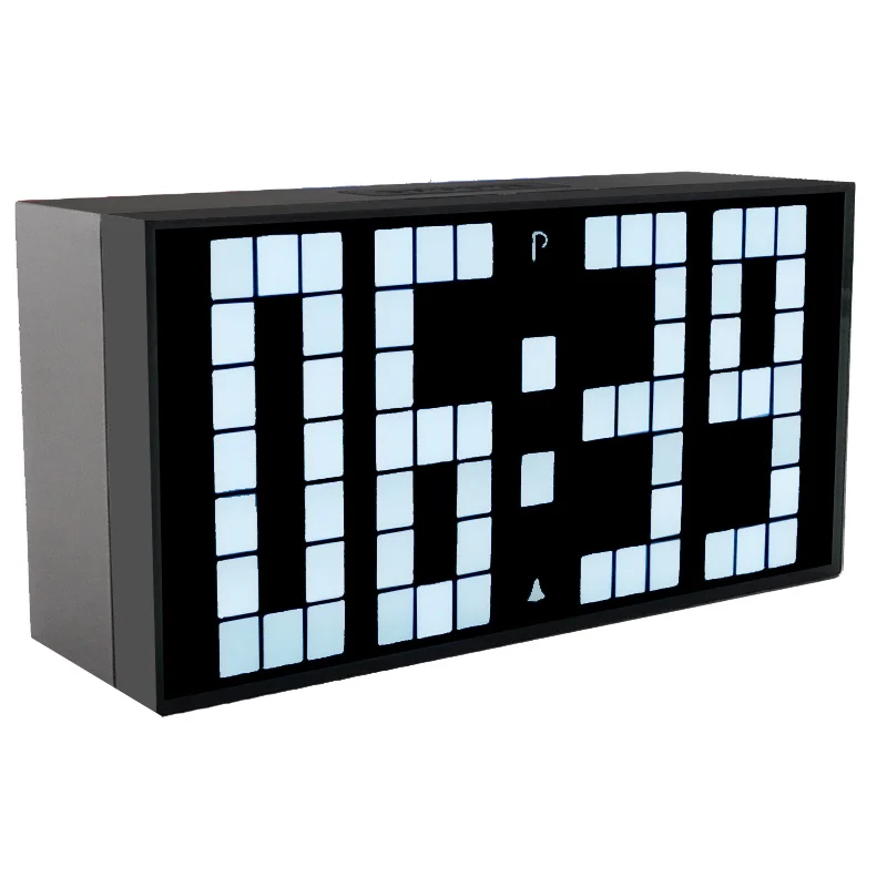 Kosda Alarm Clock Digital LED Time Display Morning Wake Up Alarm Clocks FM Radio Snooze Night Light Desktop Beside Lamp