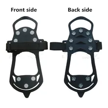 10 Гвозди Нескользящие Пеший Туризм Прогулки Щипцы для льда уличные зимние шипы силиконовые Обуви Пыль Покрывает старый и обувь для детей кошки