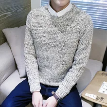 Men Sweaters Mens Pullover 2017 Jumper Knitted Vests Hombre Sweater Male Park Winter Autumn For Striped Man Windbreaker m09