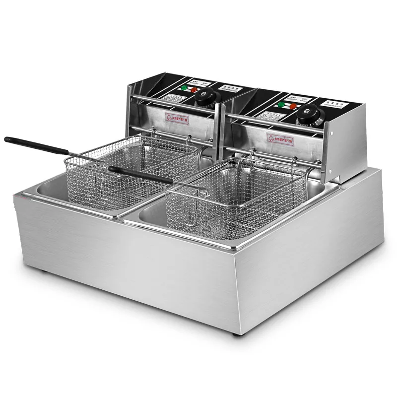 Electric Deep Fryers blast furnace oil fryer commercial strip machine