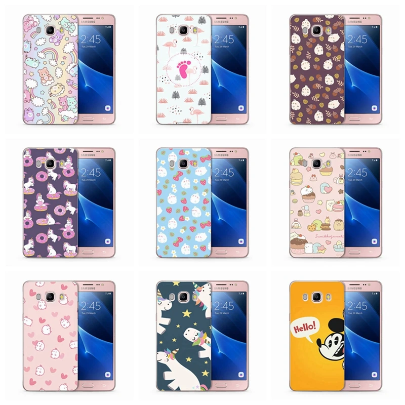 TPU Case For Samsung Galaxy S7 edge S9 Plus A3 A5 2016 2017 prime J1 J2 J3 J5 J7 Colorful Soft Cover Back Fundas C157 |