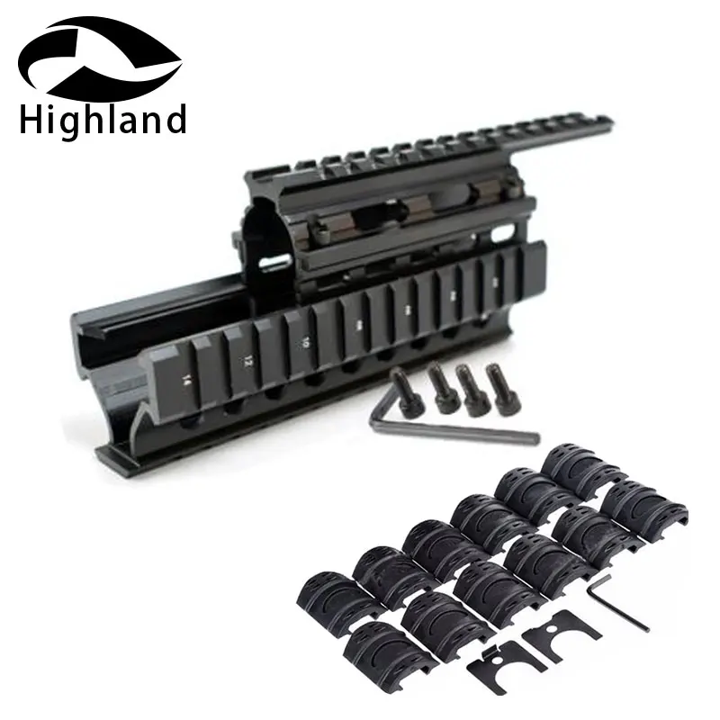 التكتيكية AK47 رباعية السكك الحديدية جبل العالمي رباعية قال القضبان Handguard السكك الحديدية w 12 قطعة السكك الحديدية يغطي ل AK47 74 AKs الصيد الرماية التكتيكية AK47 رباعية السكك الحديدية جبل العالمي رباعية قال القضبان Handguard السكك الحديدية w 12 قطعة السكك الحديدية يغطي ل AK47 74 AKs الصيد الرماية