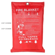 Качественный национальный стандарт противопожарное одеяло огнестойкая ткань стекловолокно 1/1. 2 м кухня огнестойкая Бытовая побега
