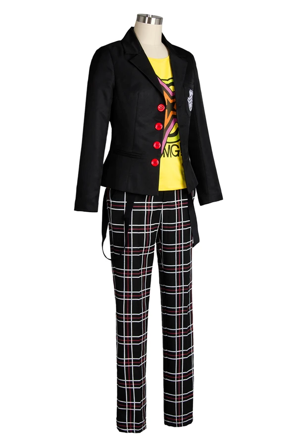 Details about    Ryuji Sakamoto Cosplay Costume uniform Fullset for Men Boys
