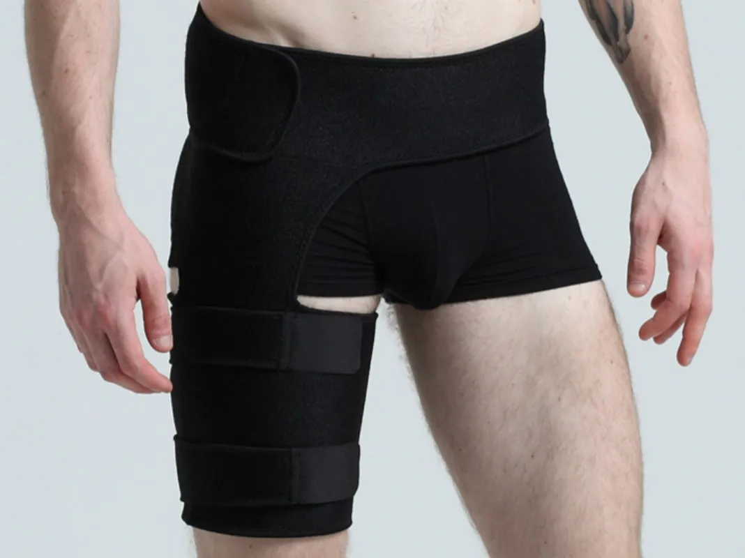 

Leg Protector Breathes Against Muscle Strain Protect Buttock Protect Thigh Groin Belt Sports Protector Gaiters Hiking