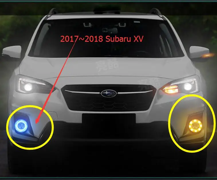 

Car bumper headlight for Subaru XV daytime light 2018~2020y car accessories LED DRL headlamp for Subaru XV fog light