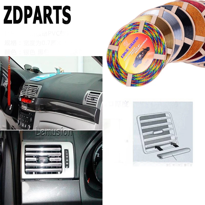 ZDPARTS для Lada Granta Vesta Kalina Priora Toyota Corolla Avensis Rav4 Fiat 500 декоративные хромированные