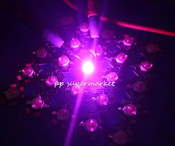 

Pink 2000-2200K 3W 700mA Led Chip for Aquarium fish tank with 20mm base