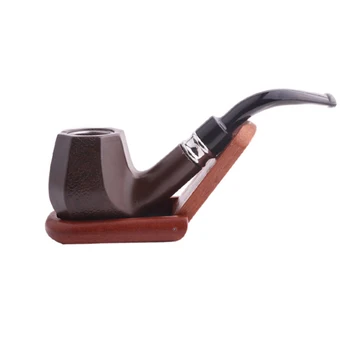 

Classic Hexagon Pipe Filter Smoking Pipes Herb Bakelite Tobacco Pipes Narguile Grinder Resin Cigarette Holder