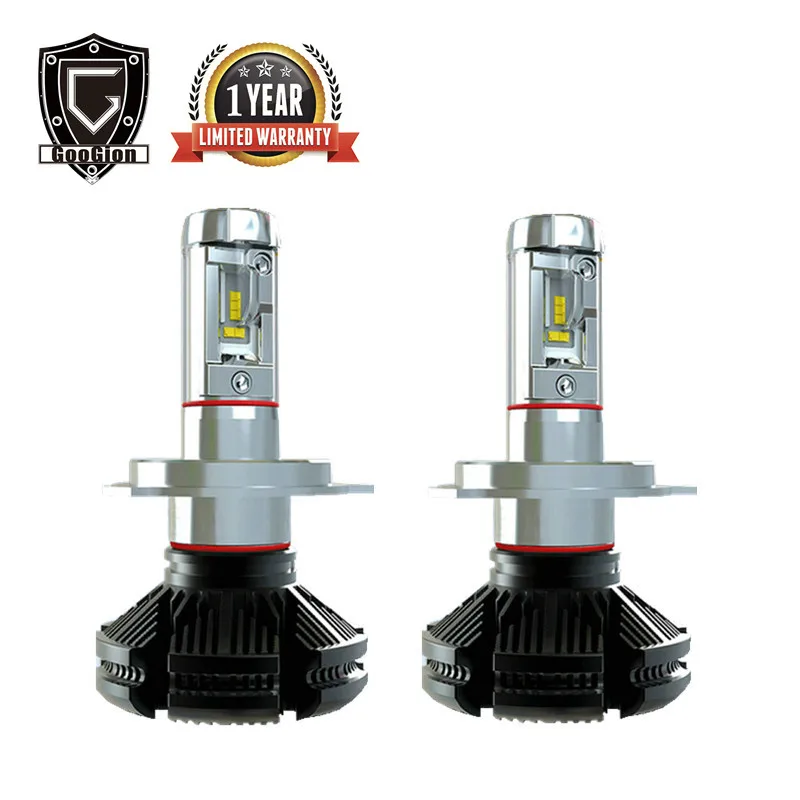 GOOGION LED H7 Лампа для автомобиля H4 светодиодные фары автомобильные H1 H11 H13 9005 H3 9012 12V
