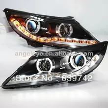 Sportage R LED Ангельские глазки головного света для KIA 2011-2013 год tlzv1