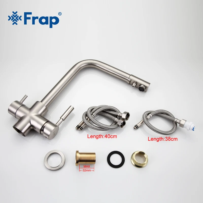 FRAP Kitchen Faucet kitchen mixer faucet drinking water faucet dual handle kitchen sink faucet taps with filtered water taps FRAP Kitchen Faucet kitchen mixer faucet drinking water faucet dual handle kitchen sink faucet taps with filtered water taps