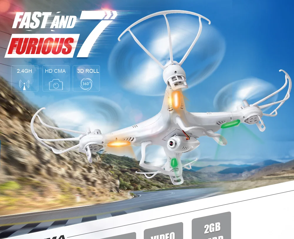 

Original Syma X5A 4CH RC Helicopter Multicopter Drone 2.4 G without Camera, Drone Aircraft for Beginners Quadrocopter