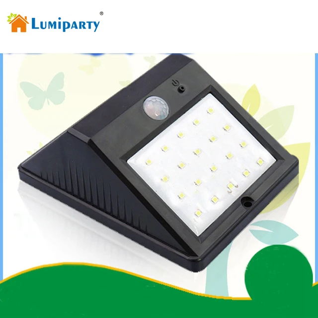 Lumiparty 20led Motion Sensor Solar Garden Light For Garden Security