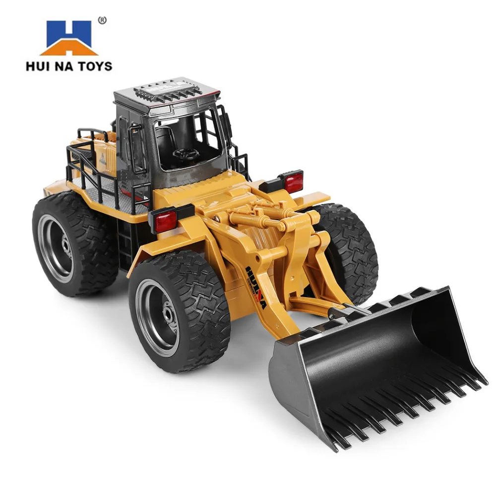 HuiNa1520 RC автомобиль 6CH 1/18 грузовики металлический бульдозер зарядка RTR