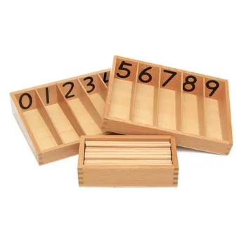 

Montessori mathematics teaching tool spindle box Mengtai Montessori toys for children Birthday gifts