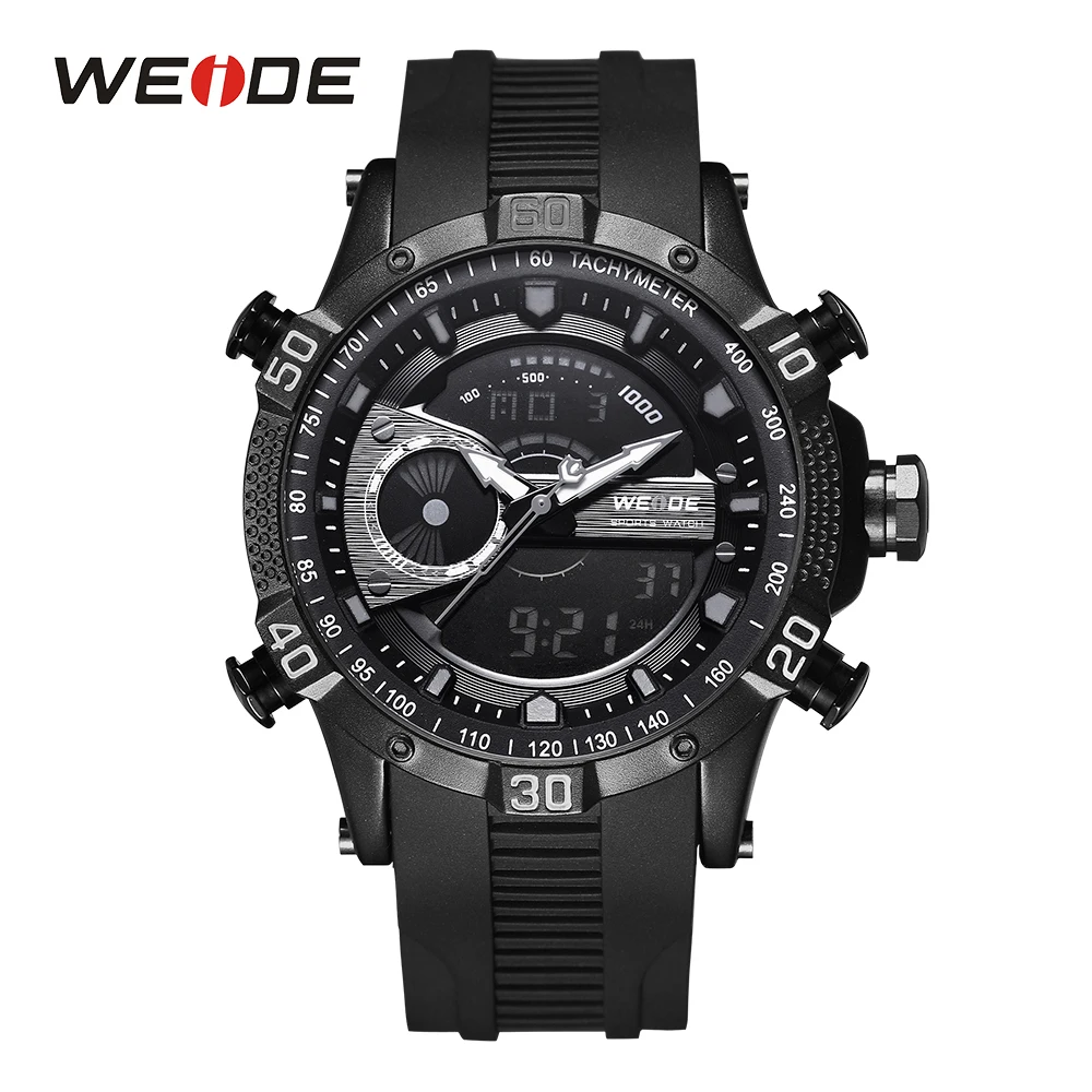 

WEIDE Sport erkek saat Top Luxury Silicone Brand Man Quartz Digital Quartz Movement Clock Wrist Watch Clock relogios masculino