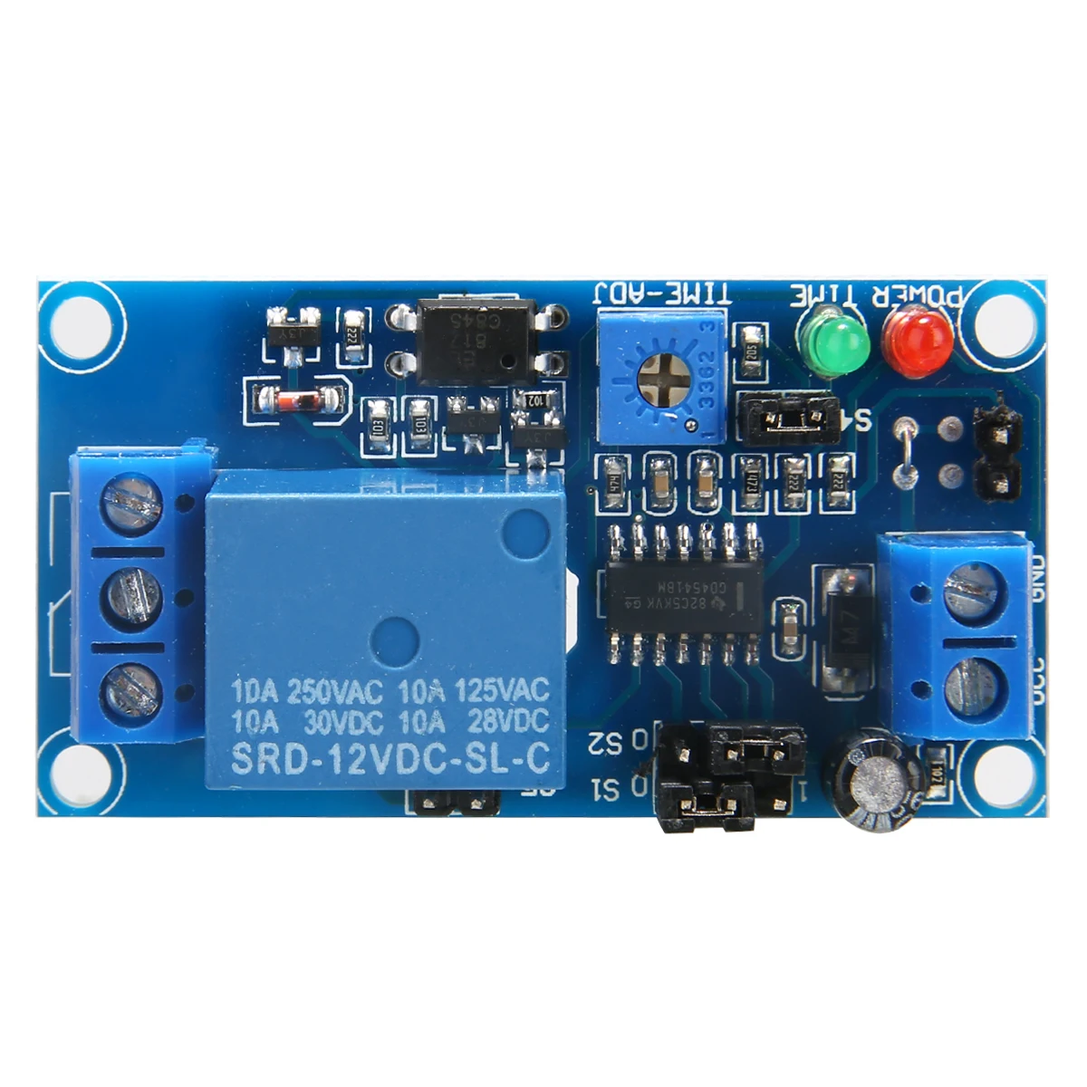 DC 12V Normally Open Type Triggered Delay Switch Time Delay Relay Module Circuit Timer Timing Board Switch Trigger