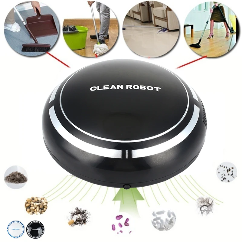 

Smart Vacuum Cleaner Auto Sweeping Robot Auto Cleaning Robot Household Electric Vacuum Cleaners Premium with Batteries