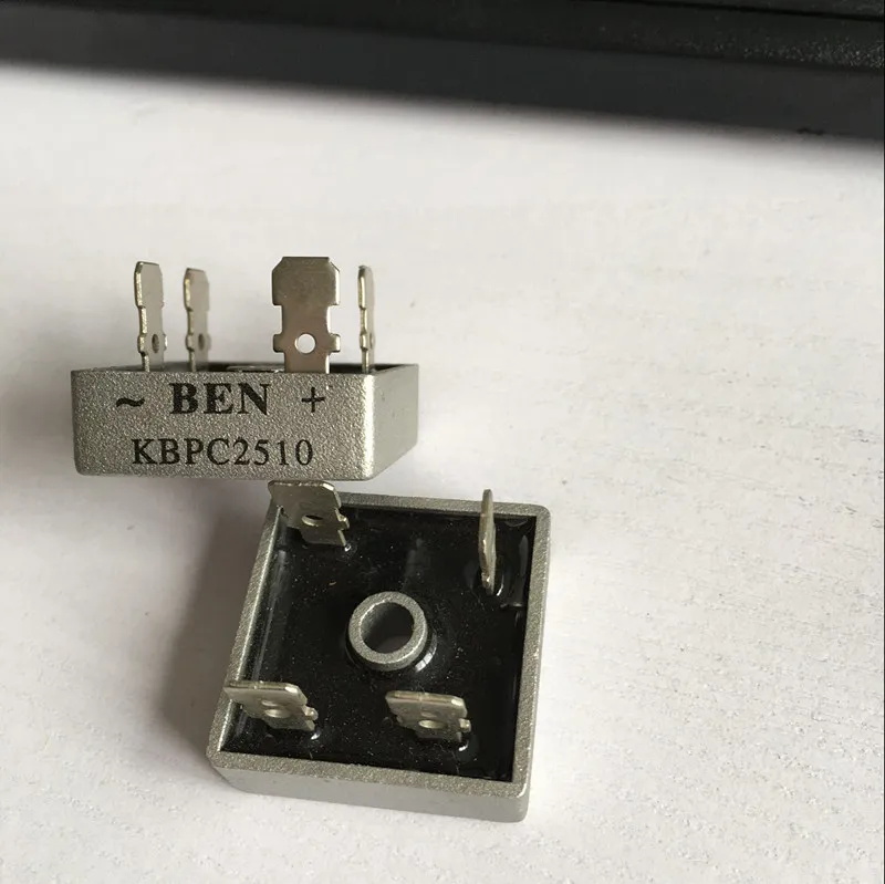

1pcs Single phase rectifier bridge KBPC2510 Metal Case Bridge Rectifier