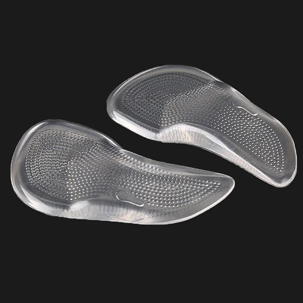 

4pcs Silicone Gel Orthotic Arch Pad Arch Support Insole Flat Foot Relieve Pain Orthopedics Insert WF 668