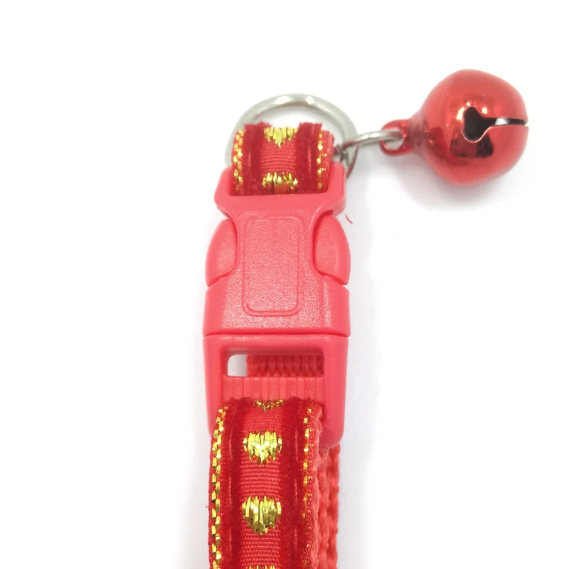 Fengpei 2017 New Arrival coleira gato Fashion Collar For Dogs Pets Cats Necklace Adjustable 4 Color with Bell collier chats animaux 4