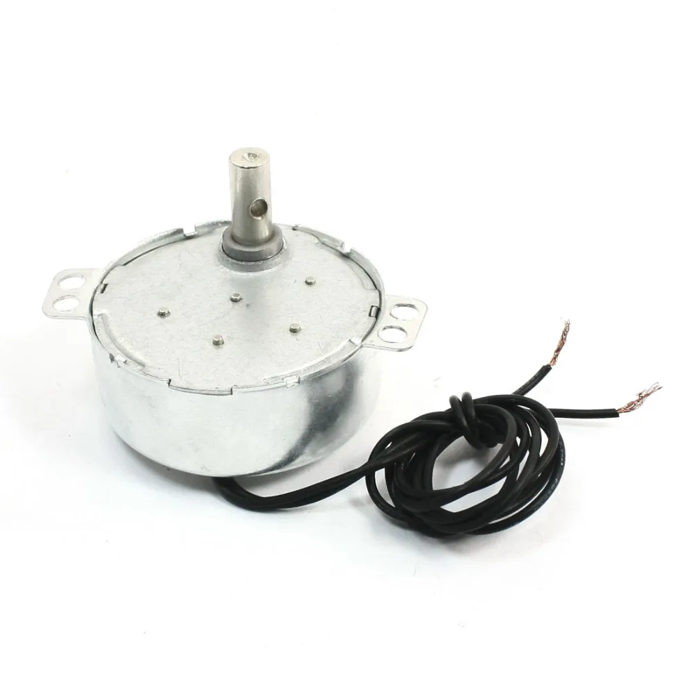 

UXCELL High Quality 1Pcs 220V-240V AC 4W 5-6RPM CCW/CW Rotary Synchron Clock Electric Motor