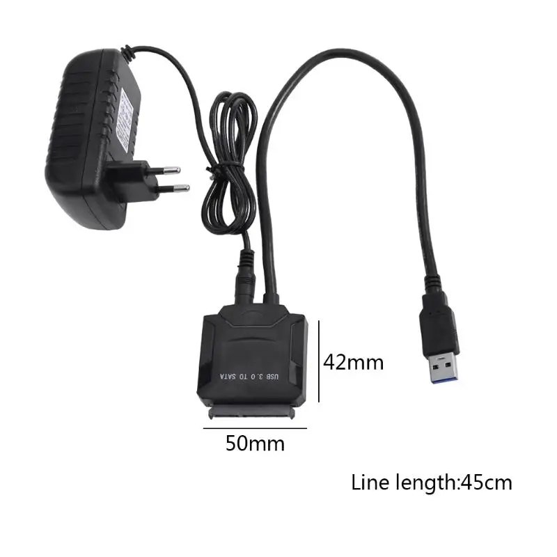 Высококачественный Стандартный USB 3 0 на Sata 2 5 дюйма SSD/3 HDD кабель для передачи